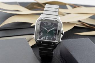 Thumbnail von Cartier Santos de Cartier Stahl Automatik Herrenuhr Ref. WSSA00061