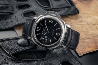 Thumbnail von Panerai Luminor Marina Edelstahl Handaufzug Herrenuhr Ref. PAM00001