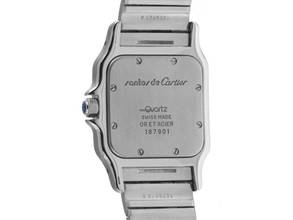 Thumbnail von Cartier Santos Galbée GM Ref.187901 1999 original Box sehr gut Vintage </h1>