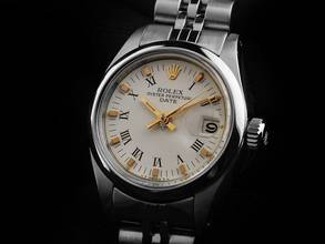 Thumbnail von Rolex Oyster Perpetual Lady Date Ref.6917 1977 Box&Beschreibung sehr Gut Vintage