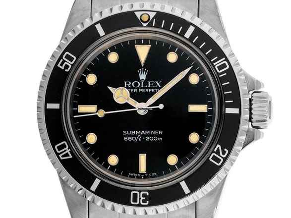  Rolex Submariner (No Date) Bubble Ref.5513 1986 Full Set sehr gut Vintage </h1> 