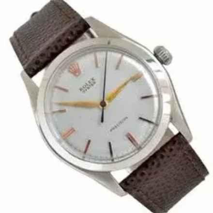  Rolex Oyster Perpetual 6082 silver dial 1950’s </h1> 