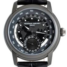 Thumbnail von Frederique Constant Manufacture Worldtimer GMT Manufacture Black PVD 42MM Full Set 2023 </h1>