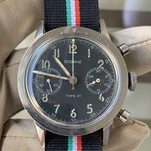 Thumbnail von Dodane Type 21 chronograph Flyback Armée de l'Air 1964's </h1>