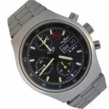  Heuer Leonidas chronograph assigned A.M.I. 3H Italian Air Military Force 1983’s </h1> 