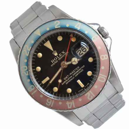  Rolex GMT-Master 1675 Cornino tritium gilt dial 1964’s </h1> 