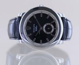 Thumbnail von Rolex Cellini Platin 950 Hand Wind black Dial Dresswatch 38mm rar </h1>