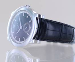 Thumbnail von Rolex Cellini Platin 950 Hand Wind black Dial Dresswatch 38mm rar </h1>