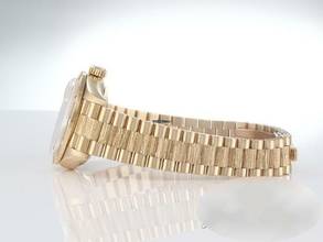 Thumbnail von Rolex Lady-Datejust 26mm Gelbgold 750 2000 Diamanten Automatik 18kt Yellow Gold Damen President-band Chronometer Oyster White Dial </h1>