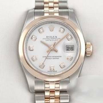  Rolex Lady-Datejust 26mm 179161 Stahl Rosegold 750 Diamanten Automatik Damen Stainless Steel 18kt Rose Gold Jubilé-band Chronometer Oyster White Dial </h1> 