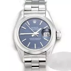  Rolex Oyster Perpetual Lady Date Datejust 26mm Edelstahl Automatik Damen Stahl Damenuhr Stainless Steel Oyster-band Chronometer Blue Dial </h1> 