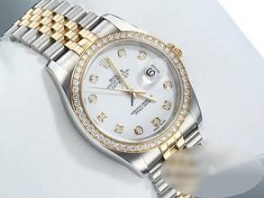 Thumbnail von Rolex Datejust 36 36mm 116243 2011 Stahl Gelbgold 750 Diamanten Automatik Stainless Steel 18kt Yellow Gold Jubilé-band Chronometer Oyster White Dial