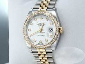 Thumbnail von Rolex Datejust 36 36mm 116243 2011 Stahl Gelbgold 750 Diamanten Automatik Stainless Steel 18kt Yellow Gold Jubilé-band Chronometer Oyster White Dial