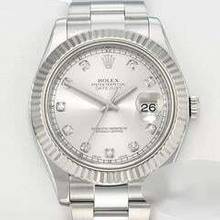 Thumbnail von Rolex Datejust II 41mm 116334 2011 Stahl Weißgold Diamanten Automatik Stahl Stainless Steel 18kt White Gold Oyster-band Chronometer </h1>