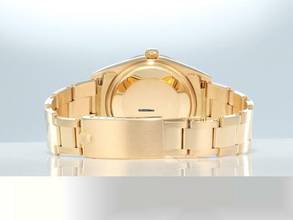 Thumbnail von Rolex Oyster Perpetual 34 34mm 14208 1999 Lc100 Gelbgold 750 Automatik 18kt Yellow Gold Oyster-band Chronometer White Dial </h1>