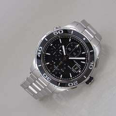 TAG Heuer Aquaracer 500M Automatik Chronograph Ø 43 mm Full Set Top Zustand </h1>