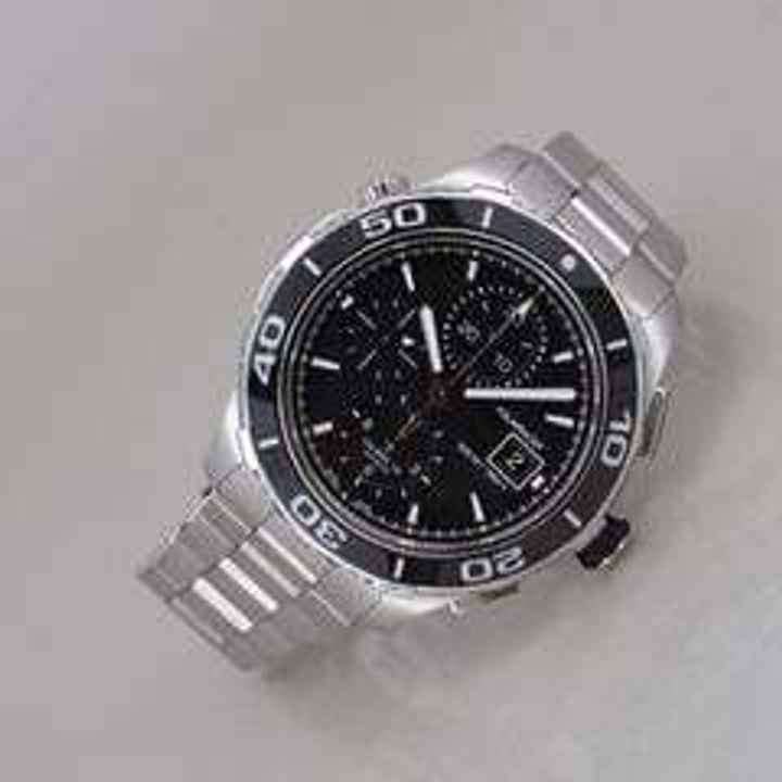  TAG Heuer Aquaracer 500M Automatik Chronograph Ø 43 mm Full Set Top Zustand </h1> 