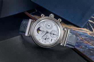Thumbnail von IWC Da Vinci Perpetual Calendar Chronograph 18K Weissgold Gold Ref. IW375007