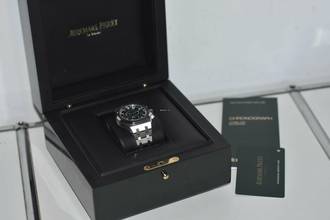 Thumbnail von Audemars Piguet Royal Oak Chronograph 38mm 50th Anniversary Blue Dial 26715ST.OO.1356ST.01