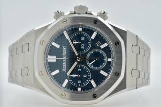 Thumbnail von Audemars Piguet Royal Oak Chronograph 38mm 50th Anniversary Blue Dial 26715ST.OO.1356ST.01