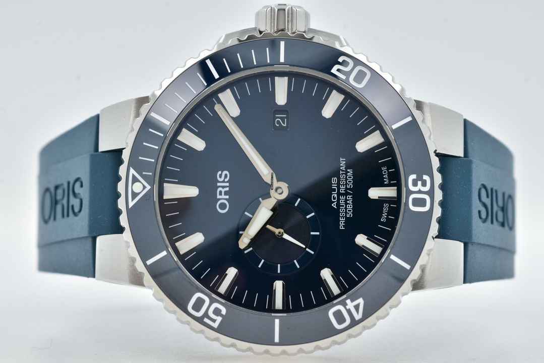  Oris Aquis Small Second 01 743 7733 4155 45.5mm </h1> 