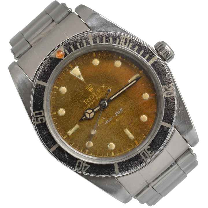  Rolex Submariner (No Date) 5508 James Bond tropical gilt dial 1957's  