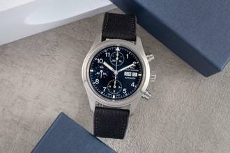 Thumbnail von IWC Fliegeruhr Chronograph Fliegerchronograph Chronograph Stahl Automatik Herrenuhr Ref. IW370602
