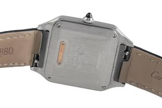 Thumbnail von Cartier Santos Dumont Stahl / Gold Quarz Damenuhr Ref. W2SA0012 B&P 2021