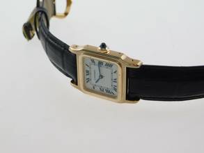 Thumbnail von Cartier Santos Dumont Paris Full Set Handaufzug aus 18 Karat Gelbgold 25 X 36 mm