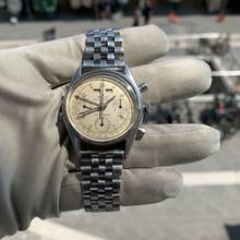 Thumbnail von Rolex Chronograph Dato Compax 4767 Jean-Claude Killy chronograph ivory dial very rare 1947's </h1>