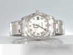 Thumbnail von Rolex Lady-Datejust Pearlmaster 34 81319 2013 Lc100 Weissgold 750 Diamanten Automatik 18kt White Gold Chronometer Oyster </h1>