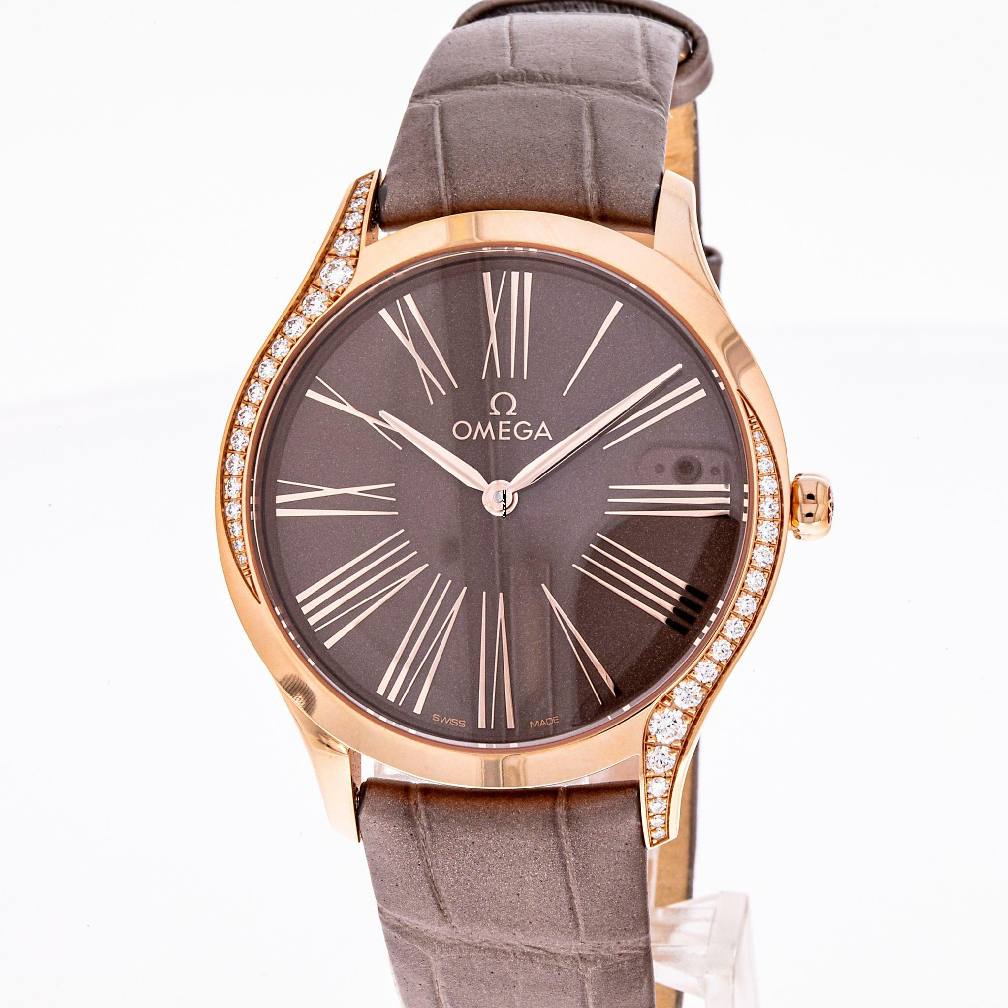 Omega De Ville Trésor Rose Gold Diamond – 428.58.36.60.13.001 – NEW & Unworn – 07/2025 Full Set