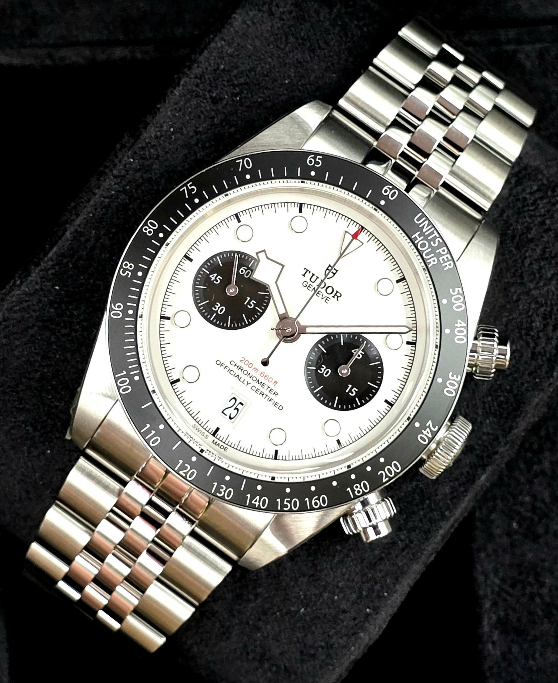 Tudor Black Bay Chrono M79360N-0014 Jubilee Bracelet White dial Unworn/New Condition Full Set 12-2025
