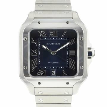  Cartier Santos Large Model Blue Dial </h1> 