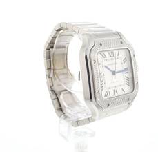 Thumbnail von Cartier Santos MM Steel Factory Diamonds </h1>