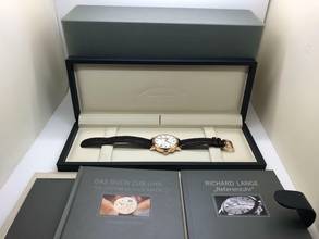 Thumbnail von A. Lange & Söhne Richard Lange Referenzuhr 40mm 18k Rose Gold Box And Papers Like New 250.032 2013