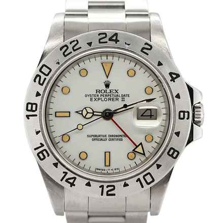  Rolex Explorer II Ref.16550 Chicchi Di Mais Rare so-called Rail Dial 