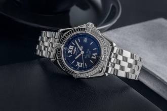 Thumbnail von Breitling Wings Lady Black Dial Datum Edelstahl Quarz Ref. A67350 Papiere