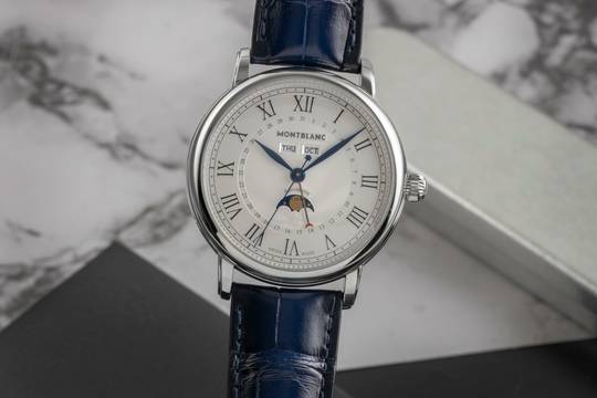  Montblanc Star Legacy Stahl Automatik Herrenuhr Ref. 119955 7474 B&P 2021 