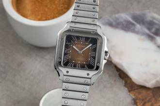 Thumbnail von Cartier Santos de Cartier Stahl Automatik Herrenuhr Ref. WSSA00065