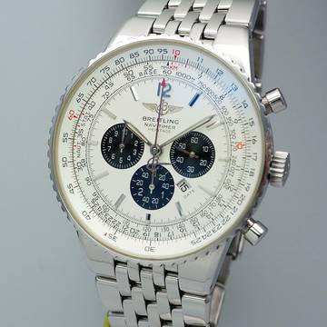  Breitling Navitimer Heritage Chronograph Panda Stahl/Stahl B+P 