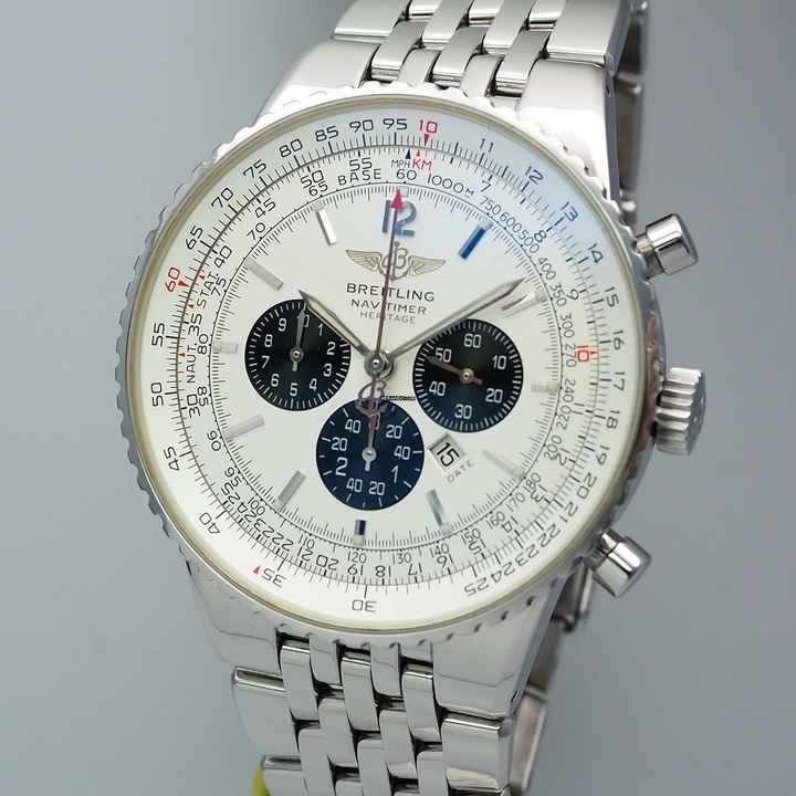  Breitling Navitimer Heritage Chronograph Panda Stahl/Stahl B+P 