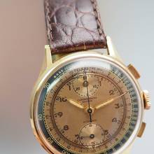 Thumbnail von Chronographe Suisse Cie 2-tone dial 2 Register Gold 18k/750 Venus 170 </h1>