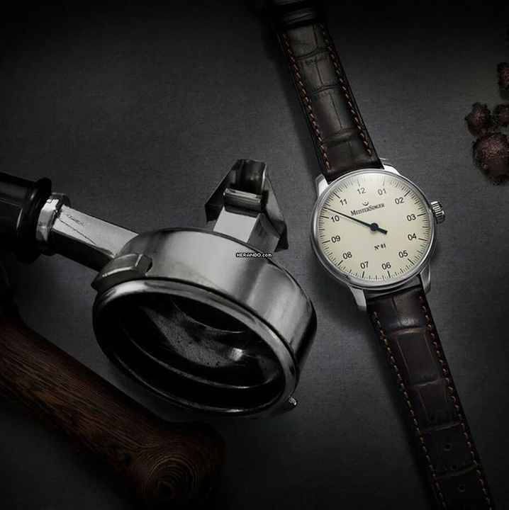  Meistersinger N° 01 Einzeiger Herrenuhr Handaufzug AM3303 