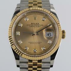 Rolex Datejust 36 Full Set//Ref.126233//2021//Diamant//#728 </h1>
