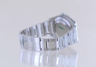 Thumbnail von Rolex Datejust II Stahl Weißgold Oyster silver Diamond Dial 41mm 116334 B+P </h1>