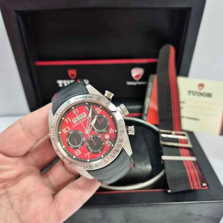  Tudor Fastrider Chrono Ducati Special Edition Chrono 42mm Automático Completo 