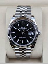 Thumbnail von Rolex Datejust 41 41mm 126334 Black dial Jubilee Unworn/New Condition Full Set 12-2025