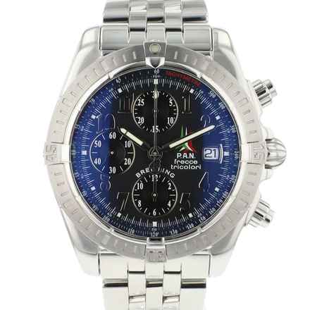  Breitling Chronomat Evolution Black Dial P.A.N. Frecce Tricolori </h1> 
