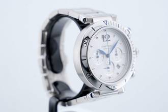 Thumbnail von Cartier Pasha Chronograph Steel - With Box And Papers - WSPA0018 2024